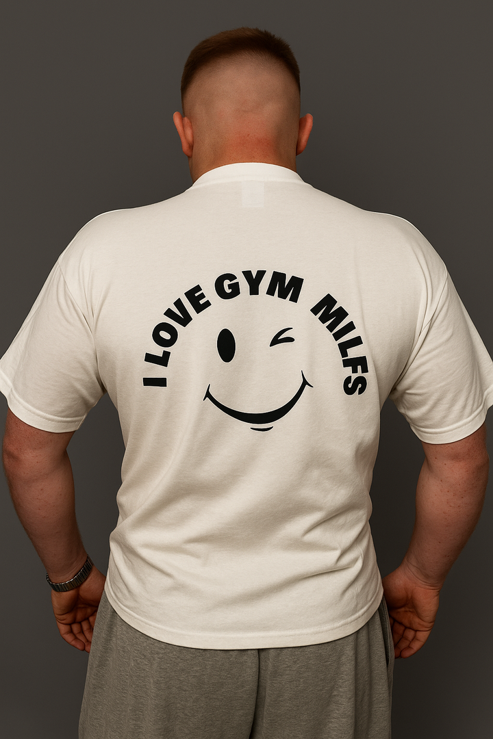 T-Shirt I love gym milfs