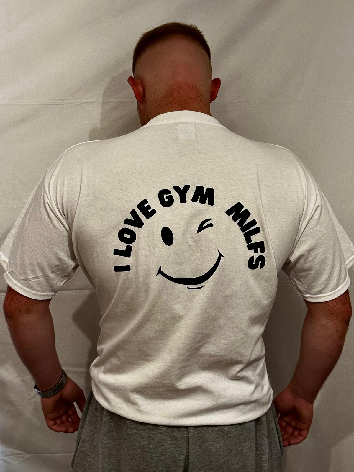 T-Shirt I love gym milfs